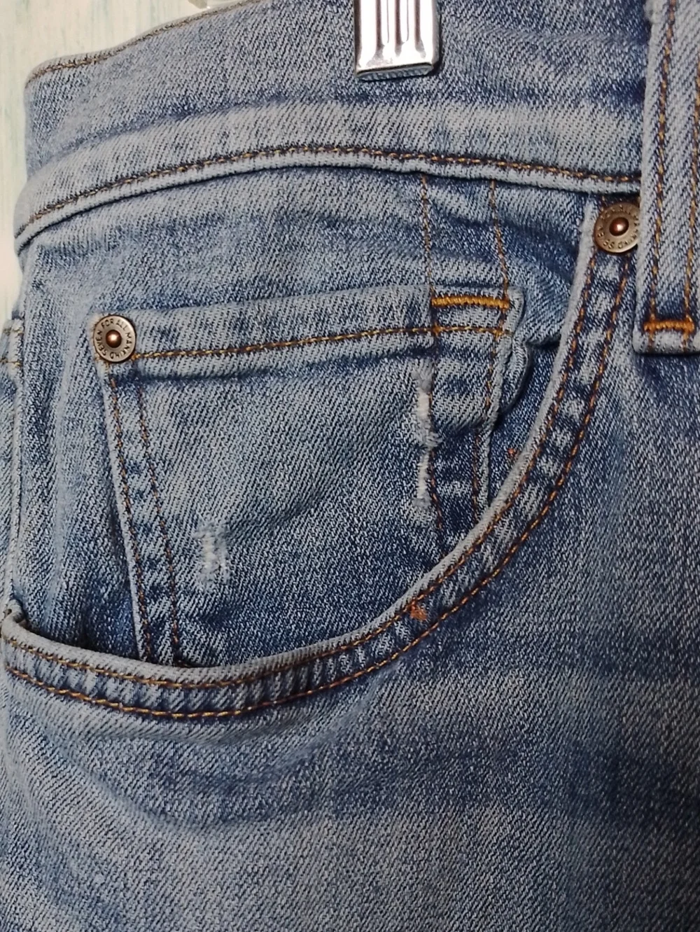 The Straight Light Wash 7 For All Mankind Jeans 38X32